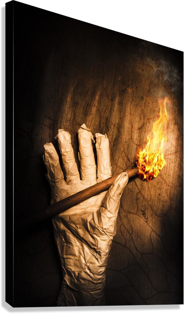 Curse of the tomb robber Canvas Print