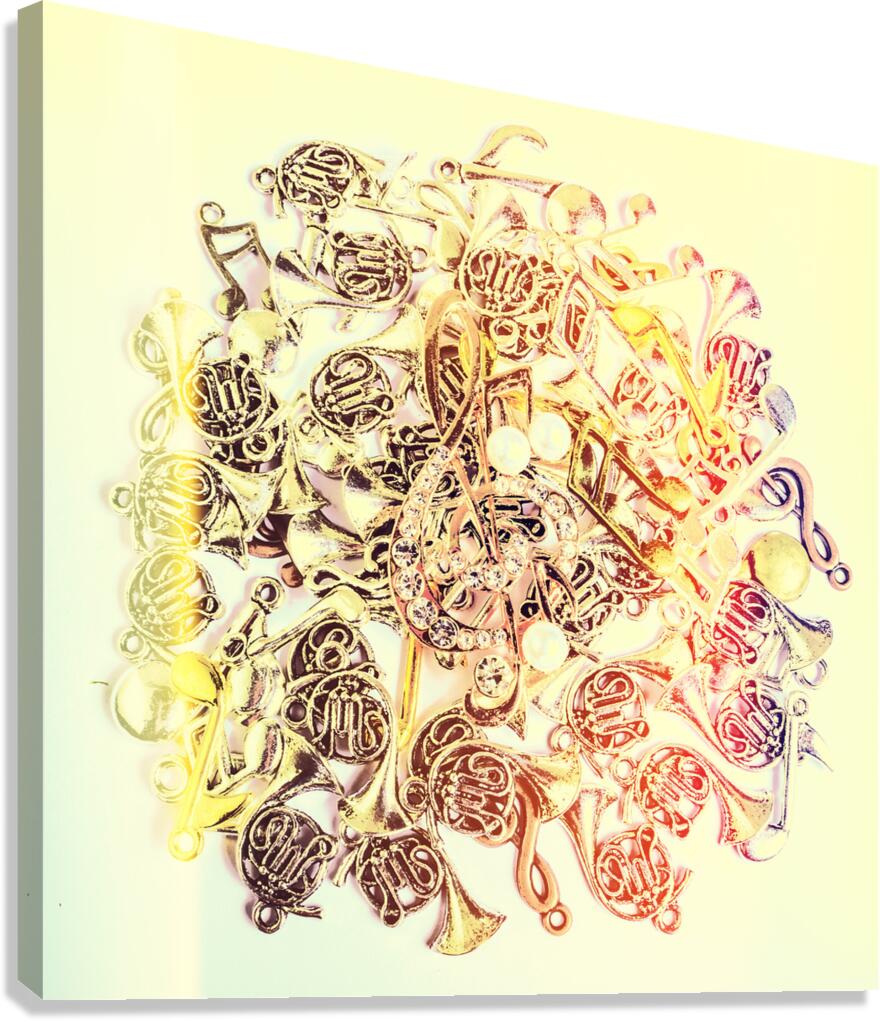 Shimmering sound Canvas Print