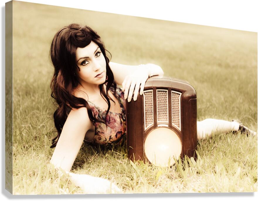 The musical meadows Canvas Print