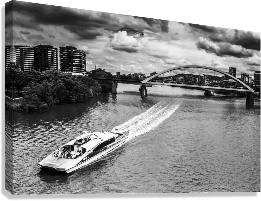 Brisbane river Canvas Print