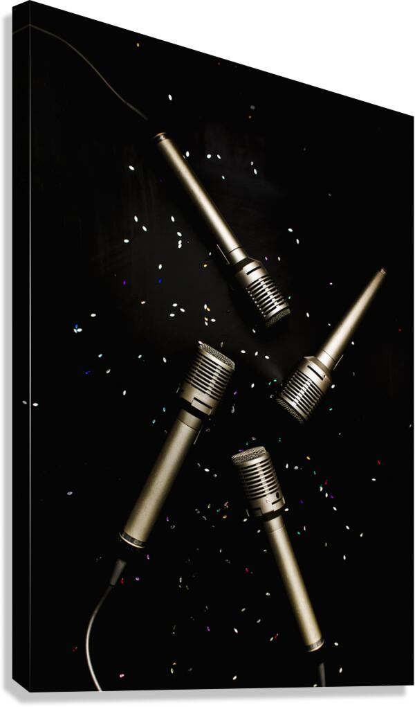 Glitz and glam in performing arts Canvas Print