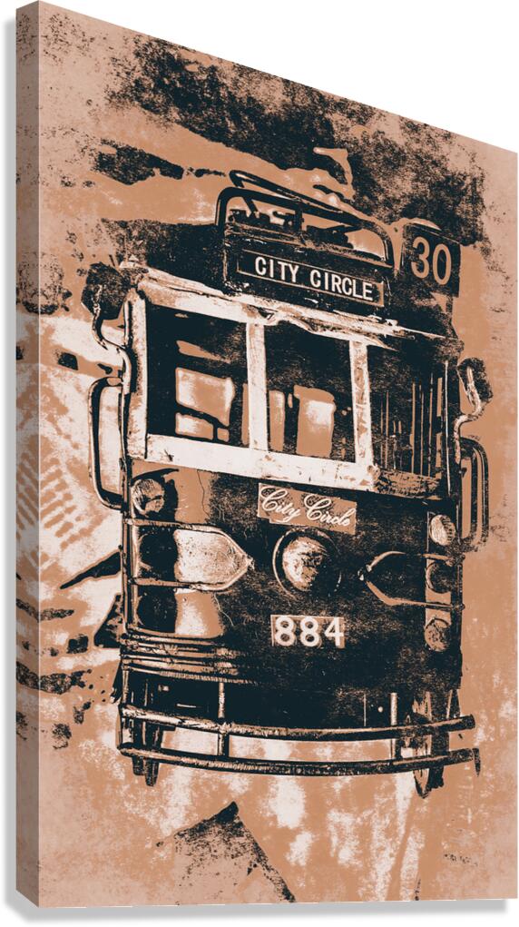 Gritty city Canvas Print