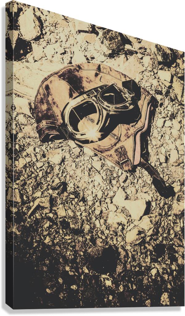 Pioneering aviation and travel Canvas Print