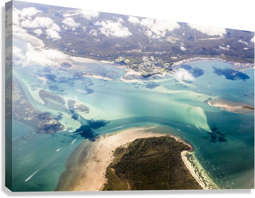 Queensland island bay landscape Canvas Print