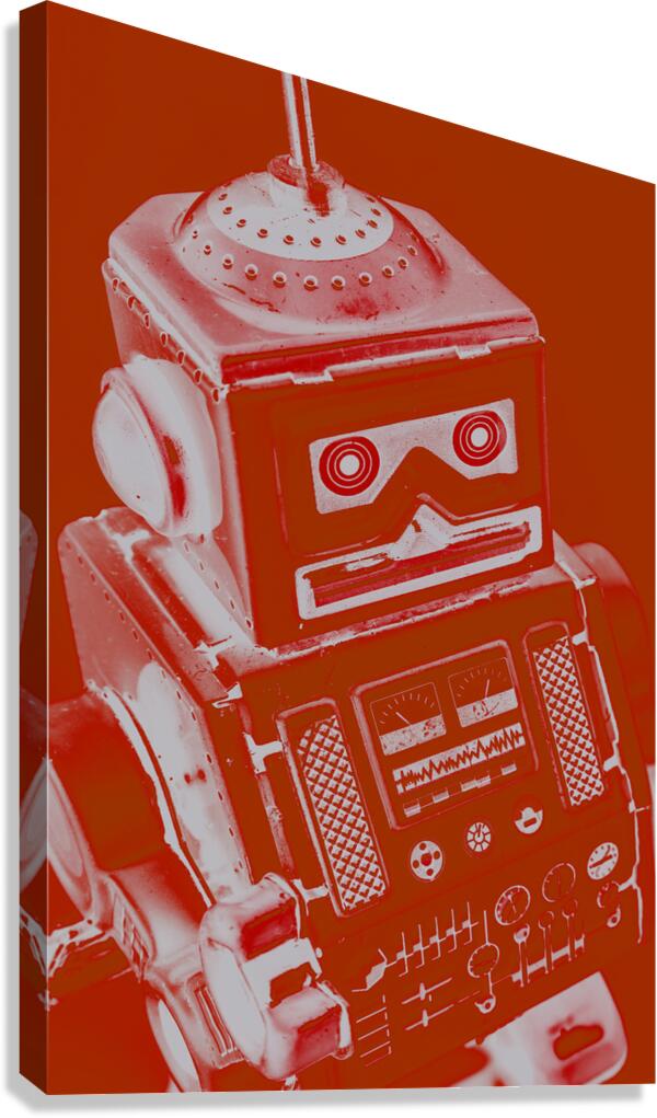 Industrial red Canvas Print