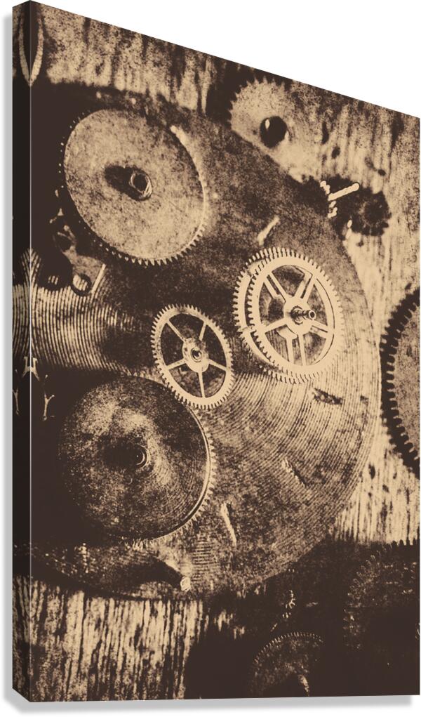 Industrial gears Canvas Print