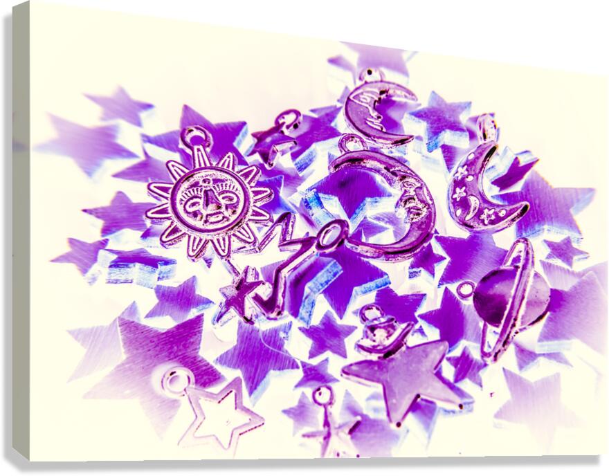 Purple planetarium Canvas Print