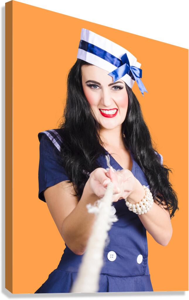 Tug of war Canvas Print