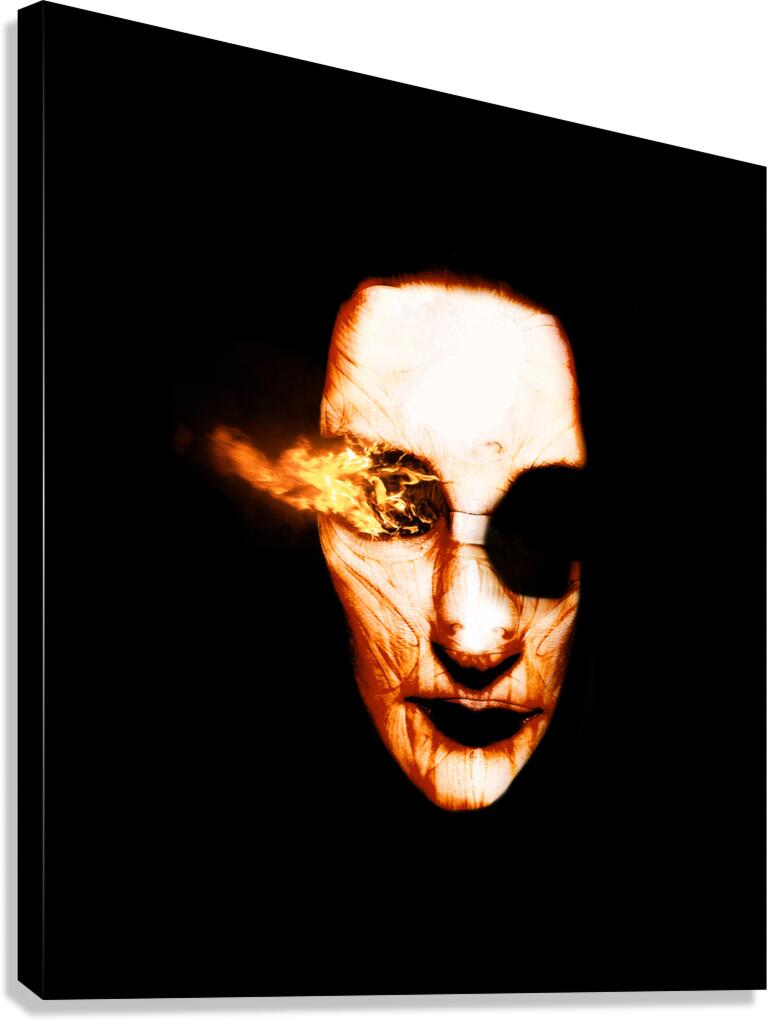 Scorn Of Shipton: Visions Of Fire Canvas Print