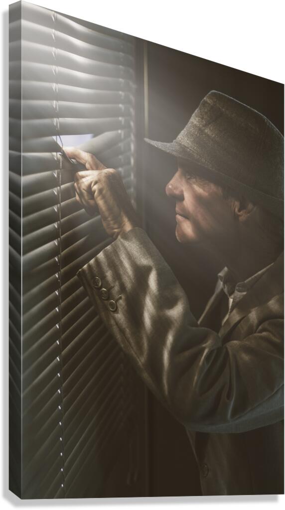 Blind suspicion Canvas Print