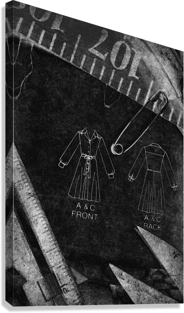 Dressmaking handiwork Canvas Print