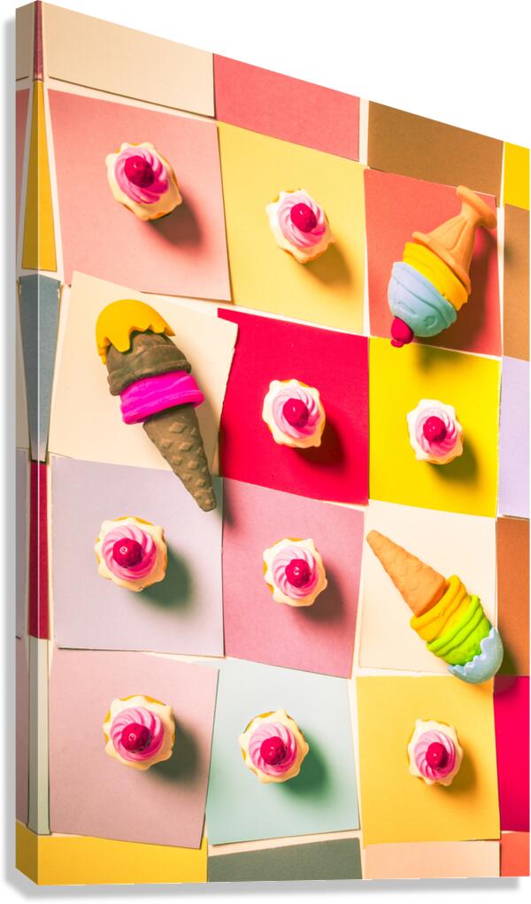 Candy calendar Canvas Print