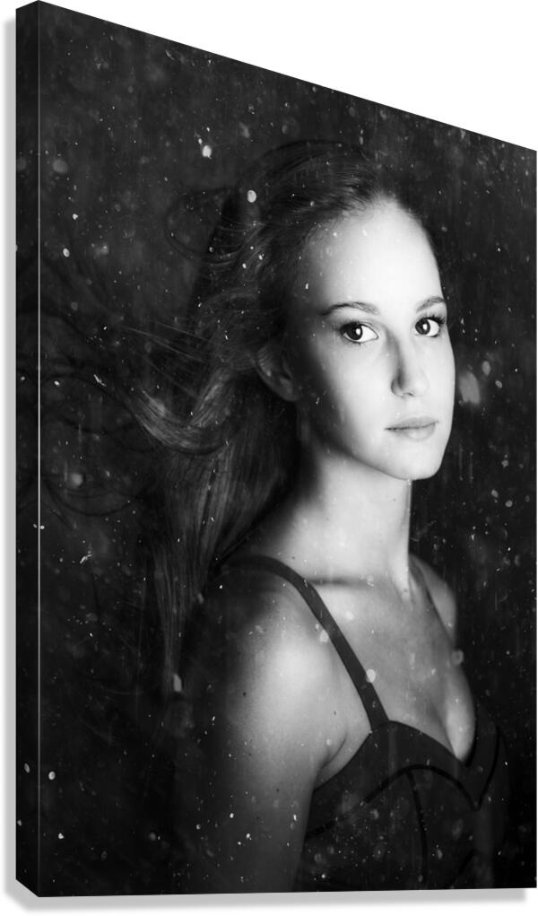 Running From The Rain Canvas Print