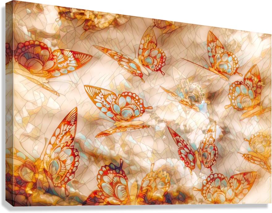 Free form and flight Canvas Print