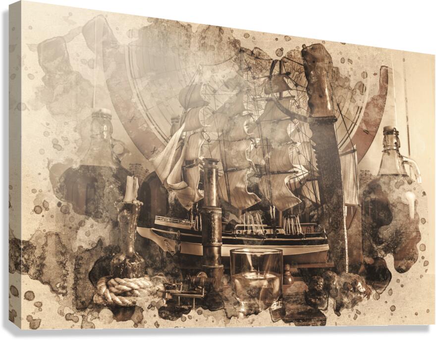 Sail n splash Canvas Print