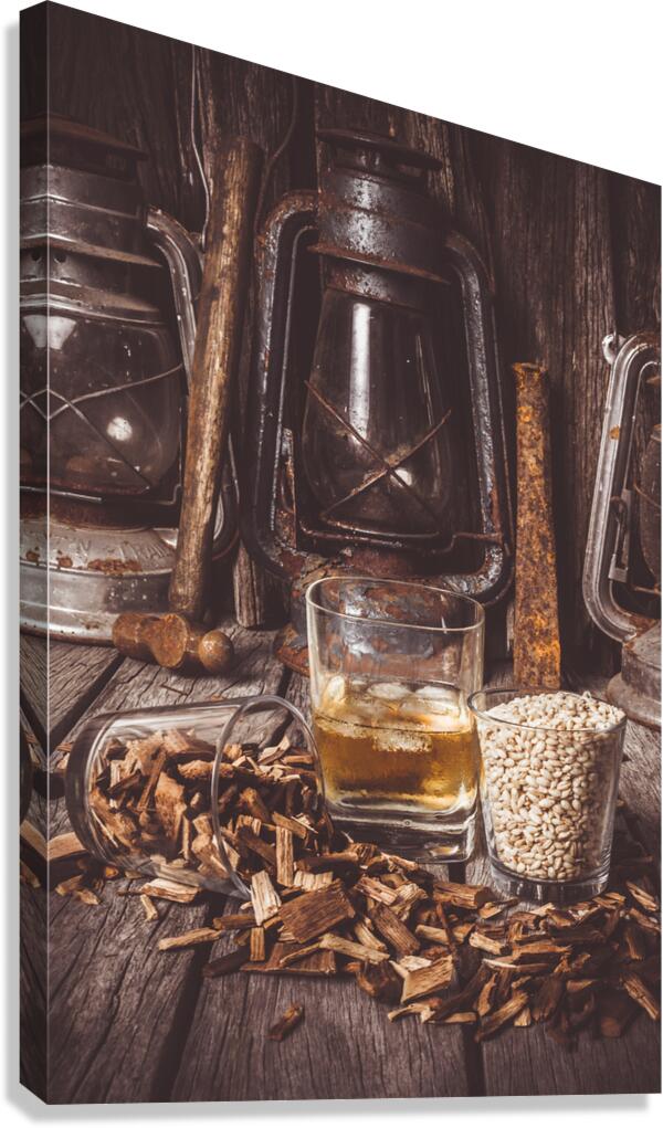 Whisky barn Canvas Print