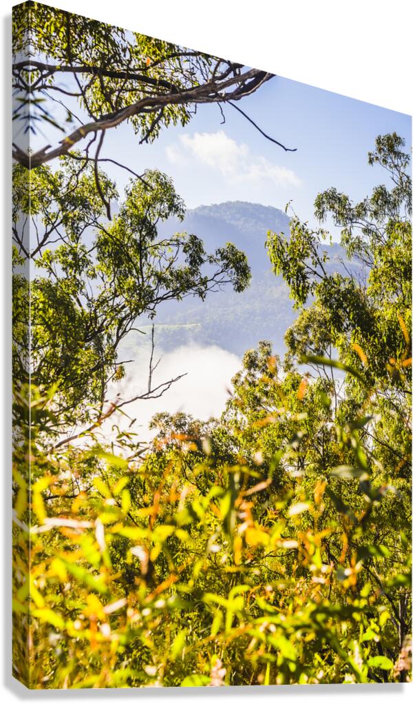 Glimpses Of Mt Perry Canvas Print