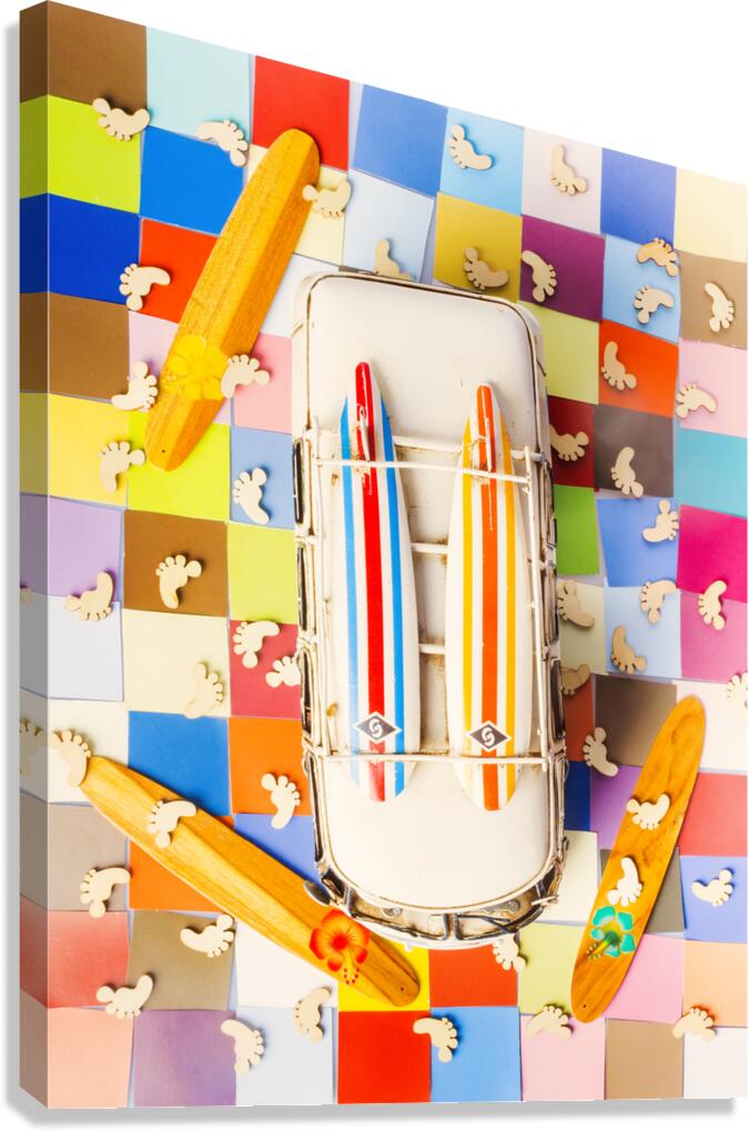 Coasting Colors Canvas Print