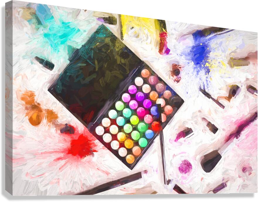 Make up Artistry Canvas Print