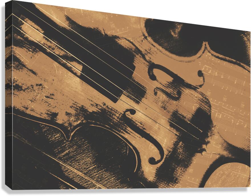 A Wooden Performance  Canvas Print