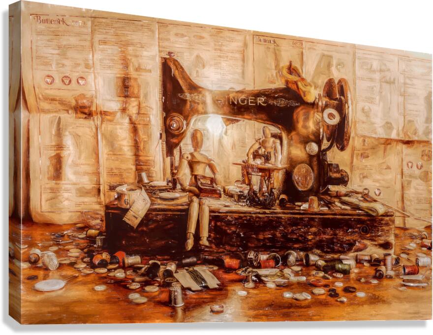 Dressmaker Dreams Canvas Print