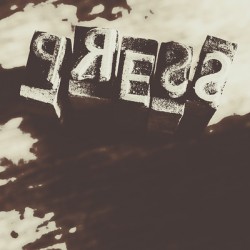 Letter press typeset 