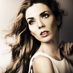 Amazing Brunette Woman. Beautiful Long Wavy Hair