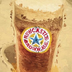 Newcastle Brown Ale digital artwork