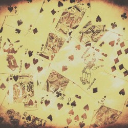 Vintage poker card background