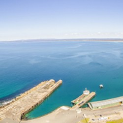 Outdoor ocean marina