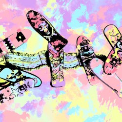 Street sk8 pop art
