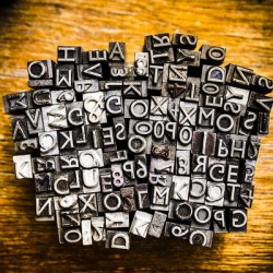 Retro typesetting in print