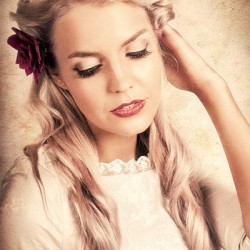 Vintage Luxury Photo Of An Elegant Beauty Queen