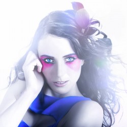 Vogue Style Woman With Beautiful Bright Makeup