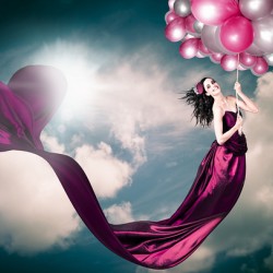 Romantic Girl In Love With Beauty And Fashion