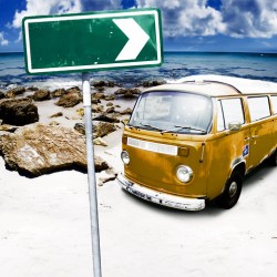 Retro Beach Van