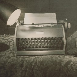 1930s press release on antique reporters desk