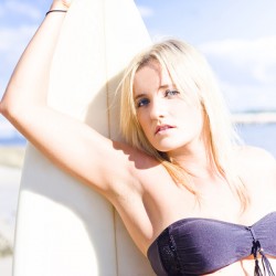 Summer Surfing Woman