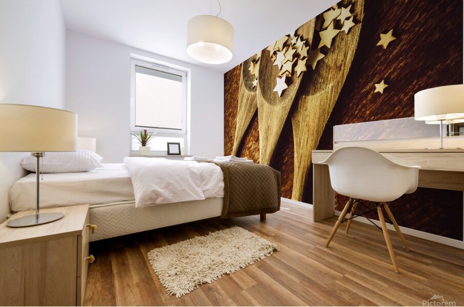 Quality dish review in the baking Mural print