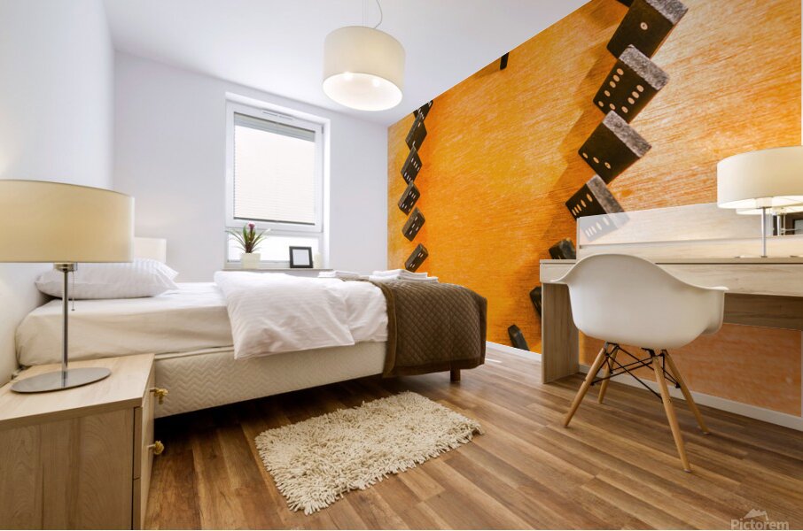 Chips are stacked Mural print