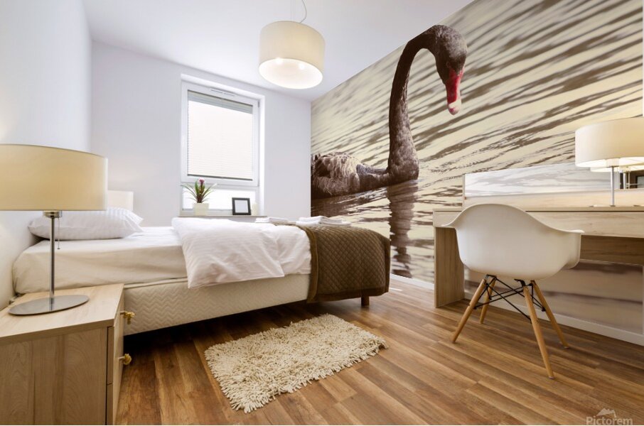 Reflective beauty Mural print