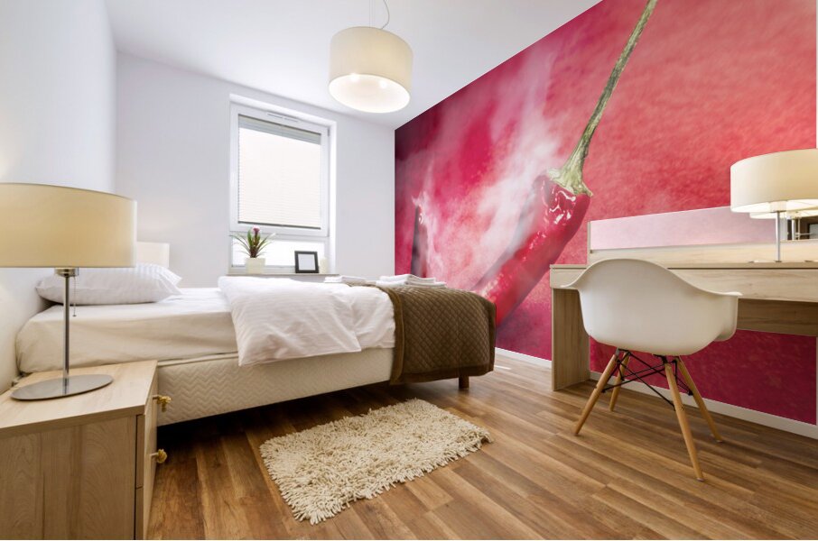 Spicy food art Mural print