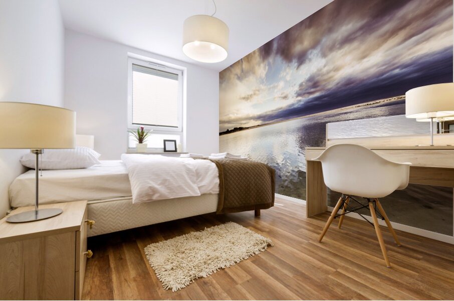 Pastel bay Mural print