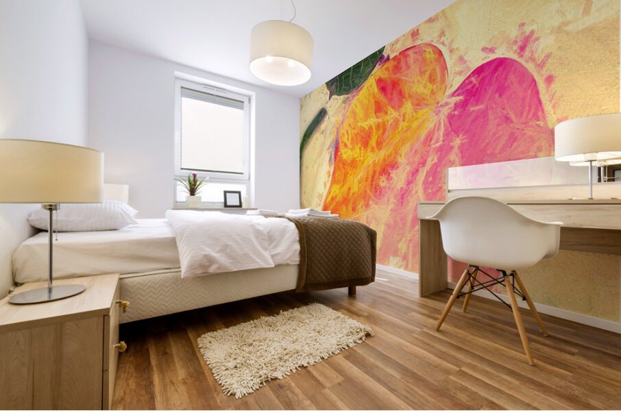 Leaves of impressionism Mural print