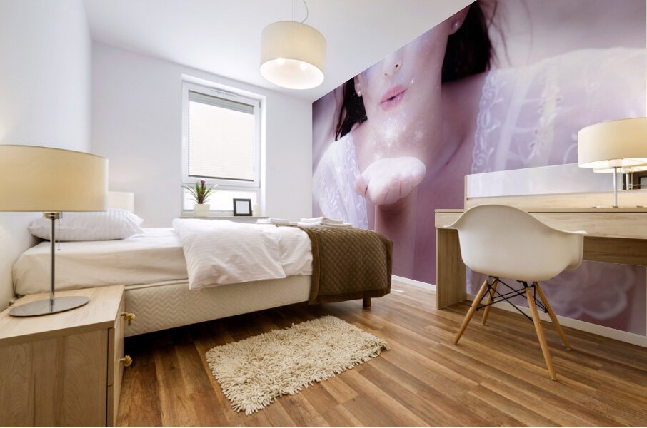 Enchanted Fairy Kisses Mural print