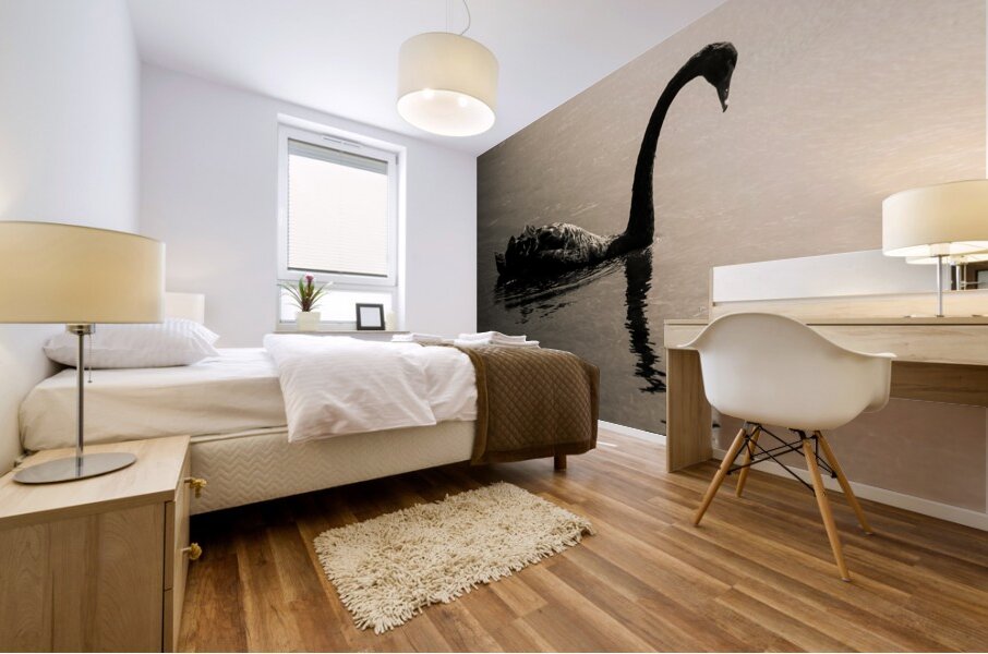 Silhouetted Mural print