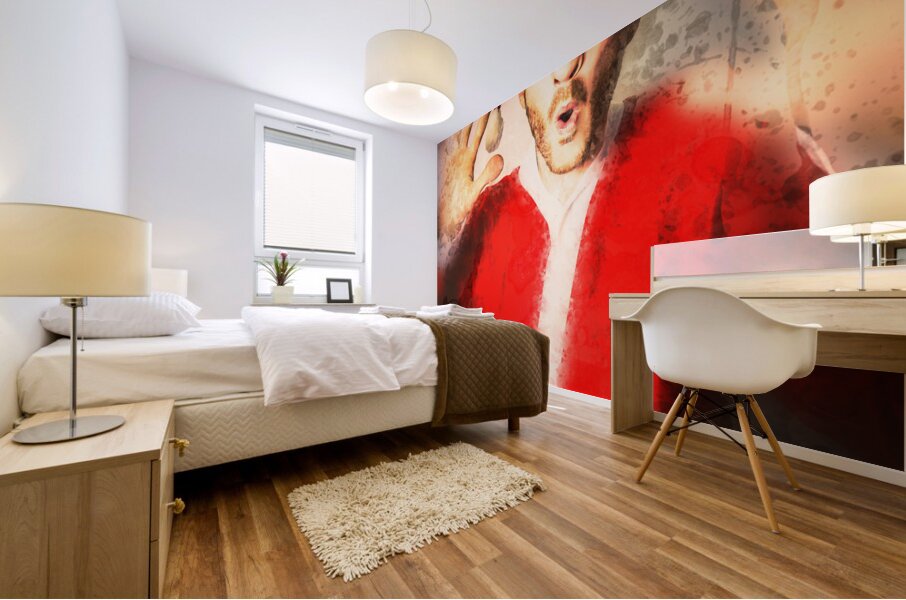 Last minute christmas shopping Mural print