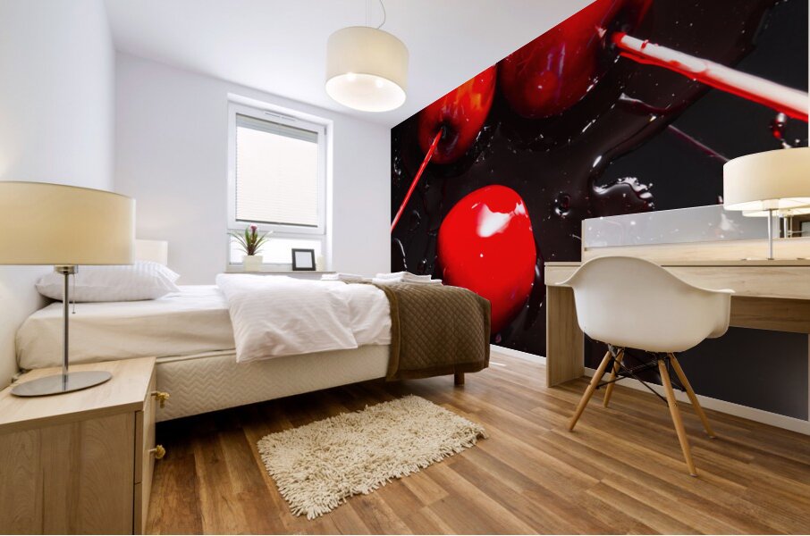 Halloween toffee apples Mural print