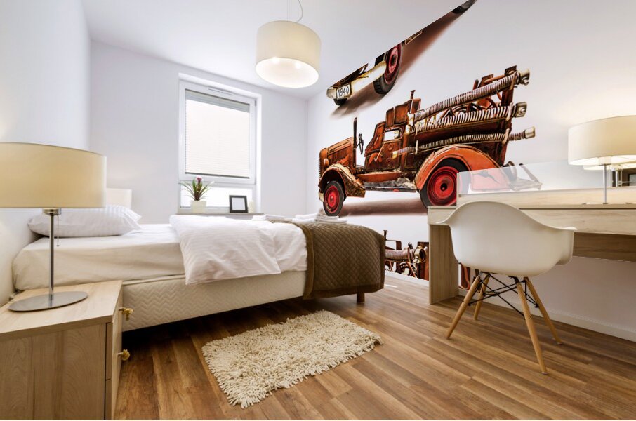 The Fire Department Mural print