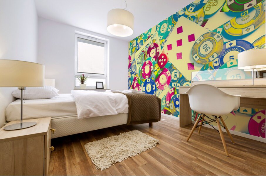 Table plays Mural print